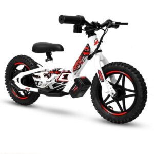 Amped A10 White 240w Electric Kids Balance Bike